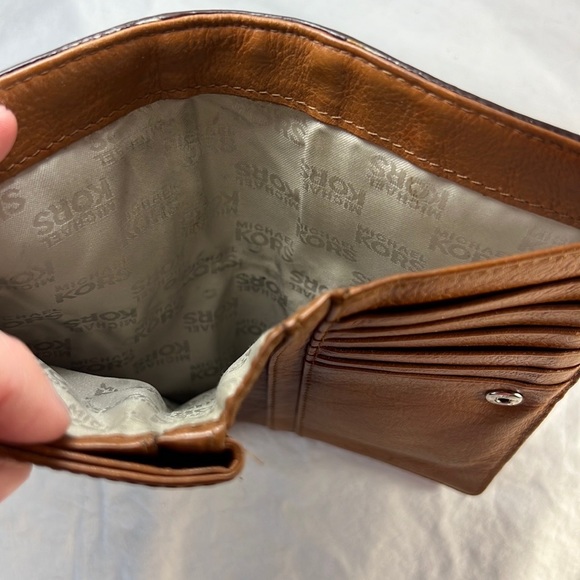 Micheal Kors wallet. Light brown with silver stud accents moto bikercore - Picture 10 of 12